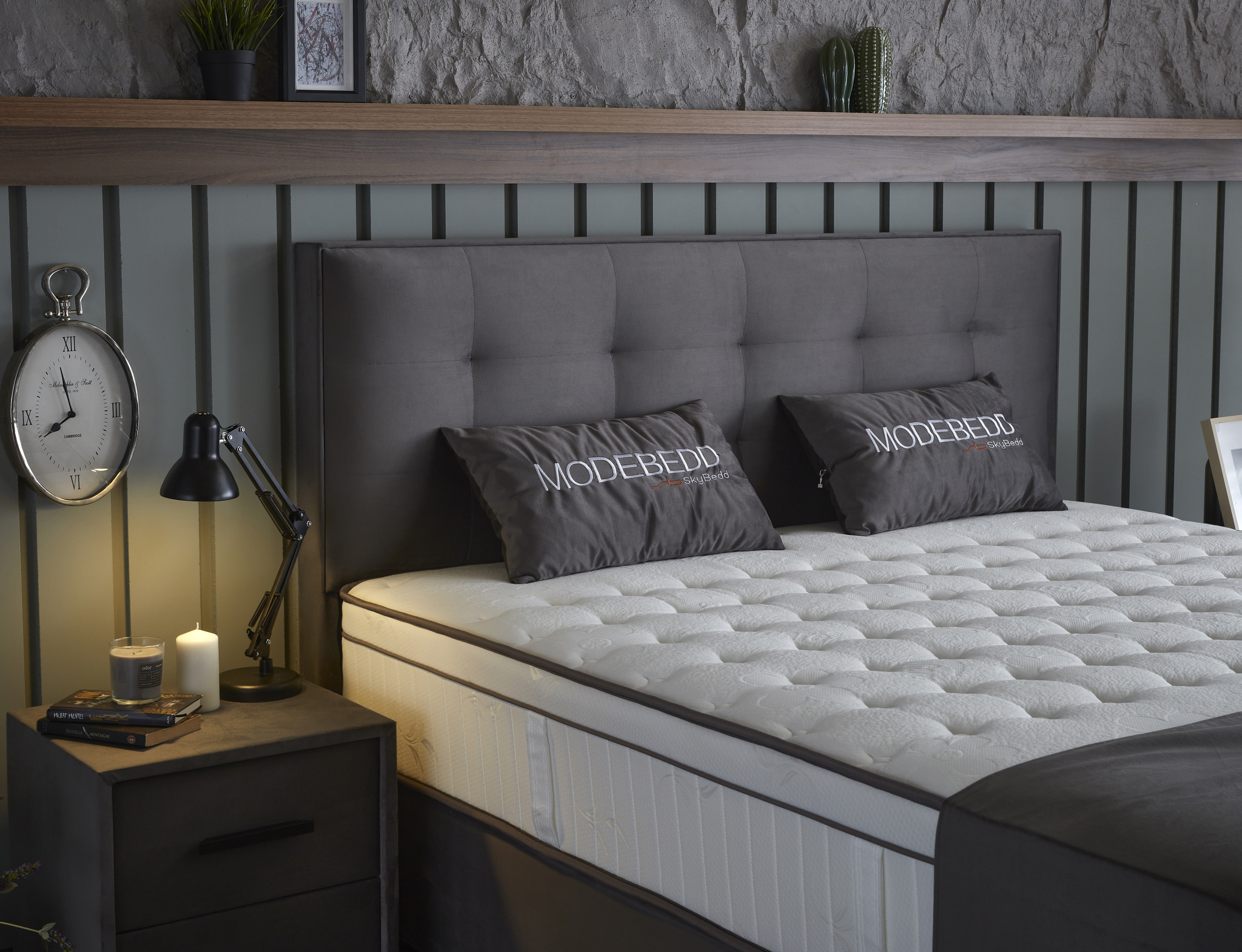 Boxspring Vietund Antraciet 140x200 - Afbeelding 5