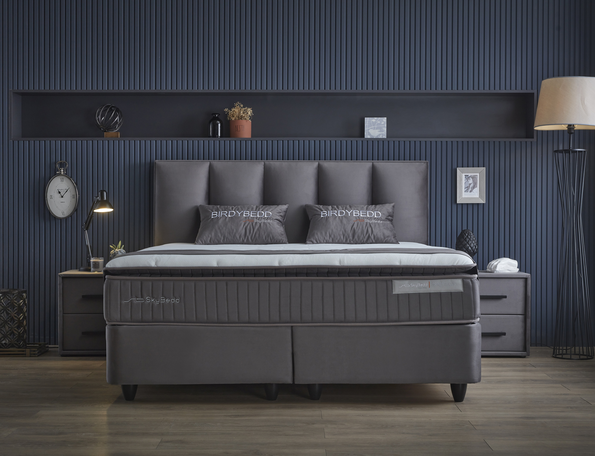 Boxspring Haurdora Antraciet 140x200