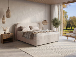 Boxspring Paastel Beige 180x200