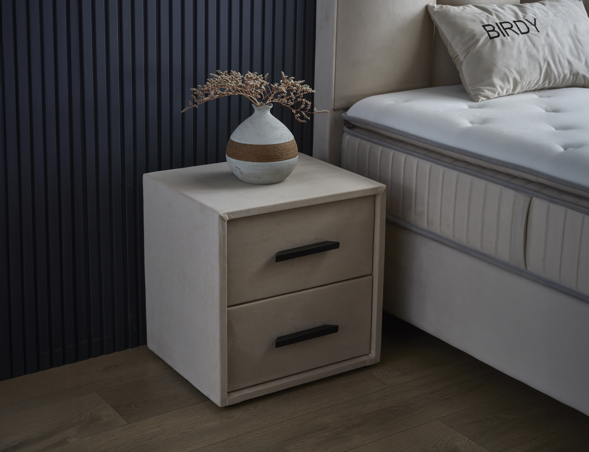 Boxspring Maudero Beige 140x200 - Afbeelding 9