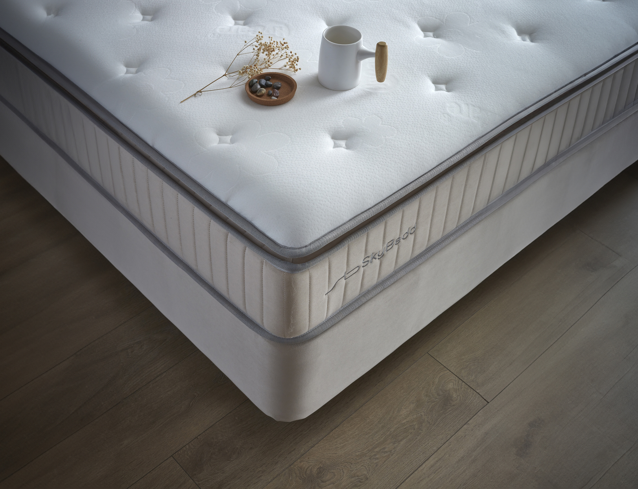 Boxspring Maudero Beige 140x200 - Afbeelding 10
