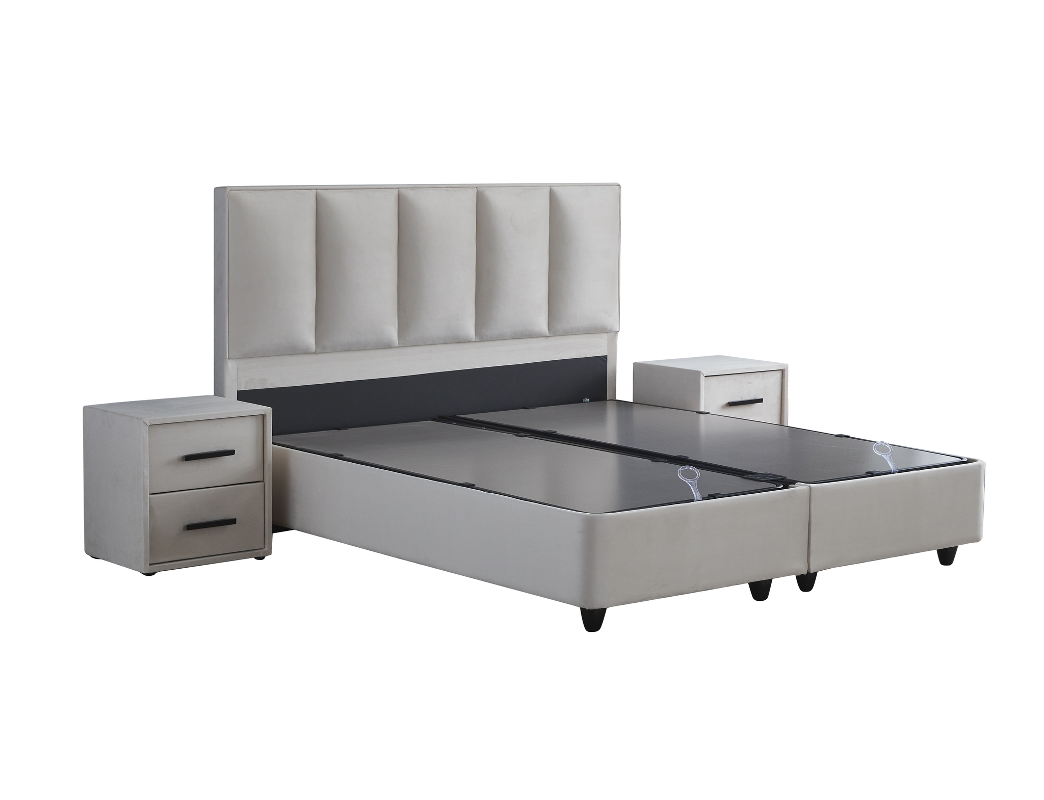 Boxspring Briemmi Beige 160x200 - Afbeelding 11