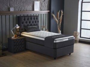 Boxspring Veirdora Antraciet 90x200
