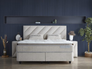 Boxspring Stelvil Beige 160x200