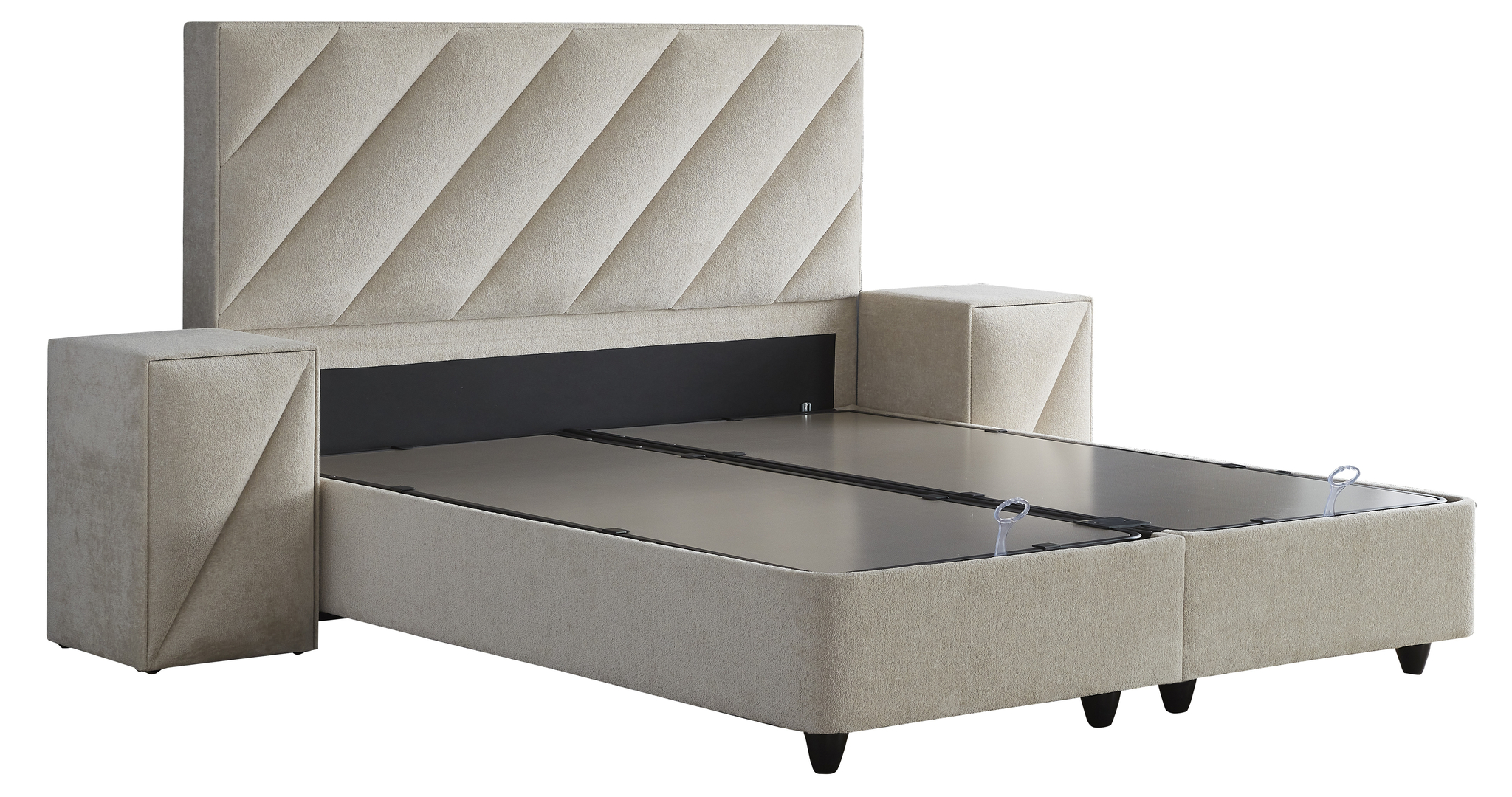 Boxspring Stieldino Beige 180x200 - Afbeelding 6