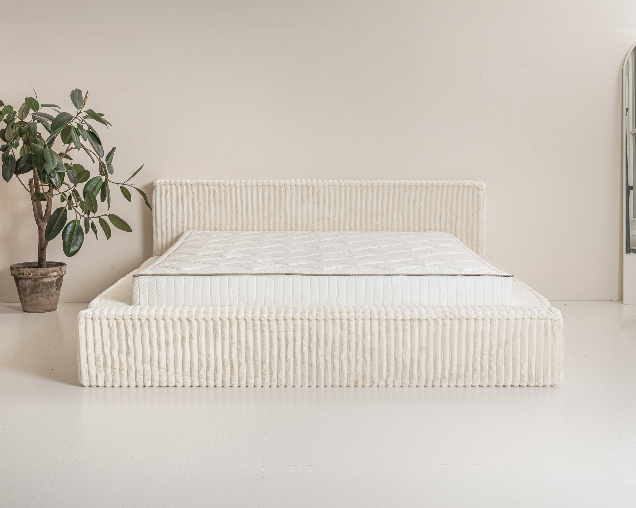 Boxspring Neekil Beige 160x200 - Afbeelding 6
