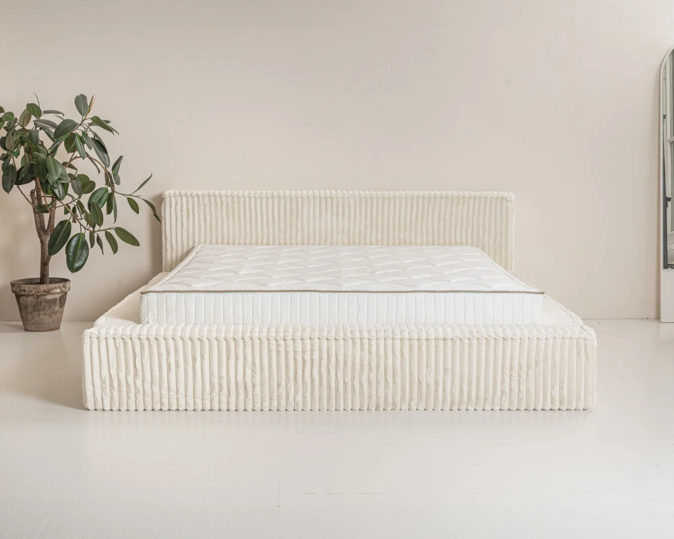 Boxspring Neekil Beige 160x200 - Afbeelding 6