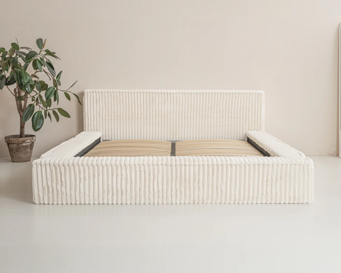 Boxspring Neekil Beige 160x200 - Afbeelding 8