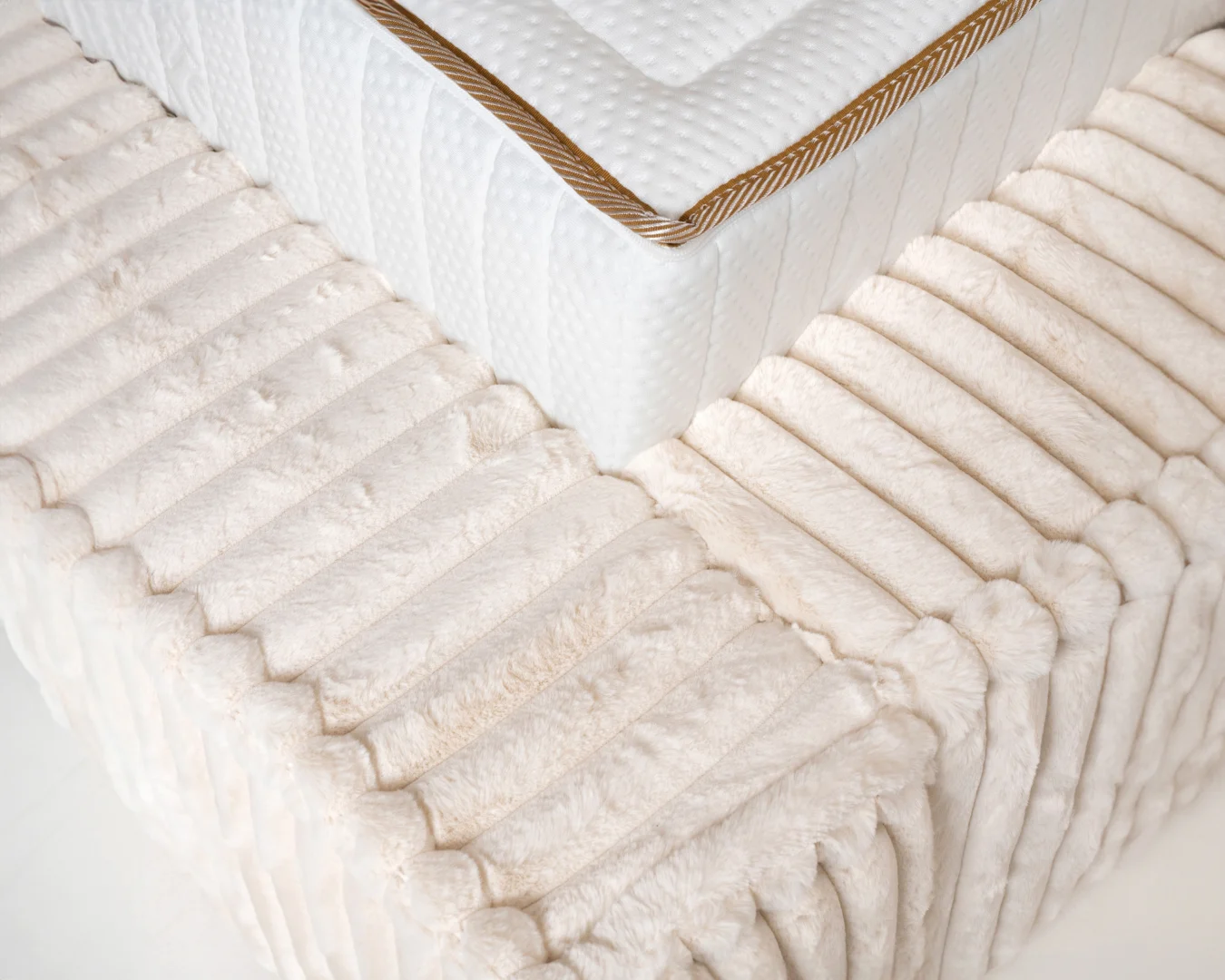 Boxspring Neekil Beige 160x200 - Afbeelding 10