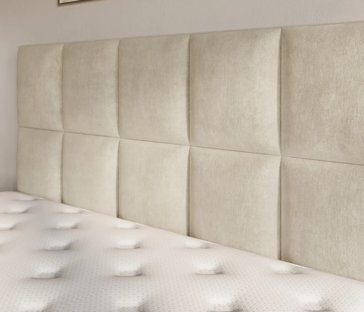 Boxspring Traurnir beige stof – foto 3