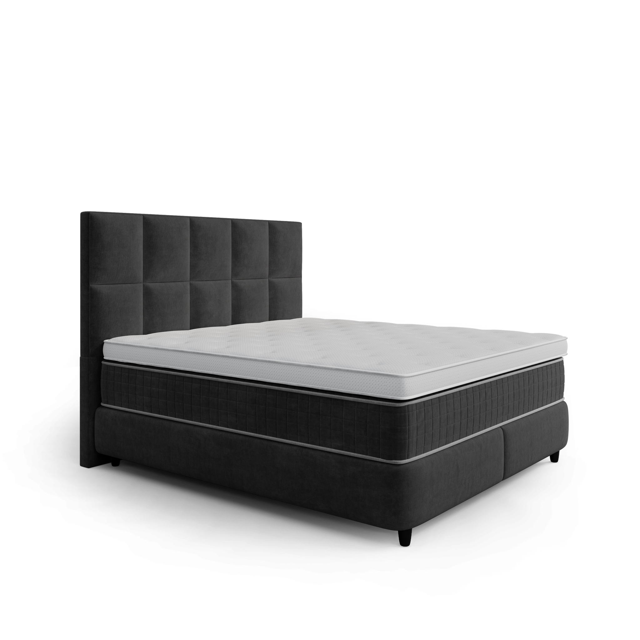 Boxspring Kliessang Zwart 160x200 - Afbeelding 3