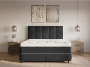 Boxspring Faaldir Zwart 180x210