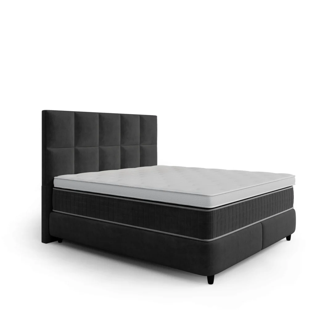 Boxspring Faaldir Zwart 180x210 - Afbeelding 3