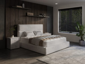 Boxspring Caaty Beige 140x200
