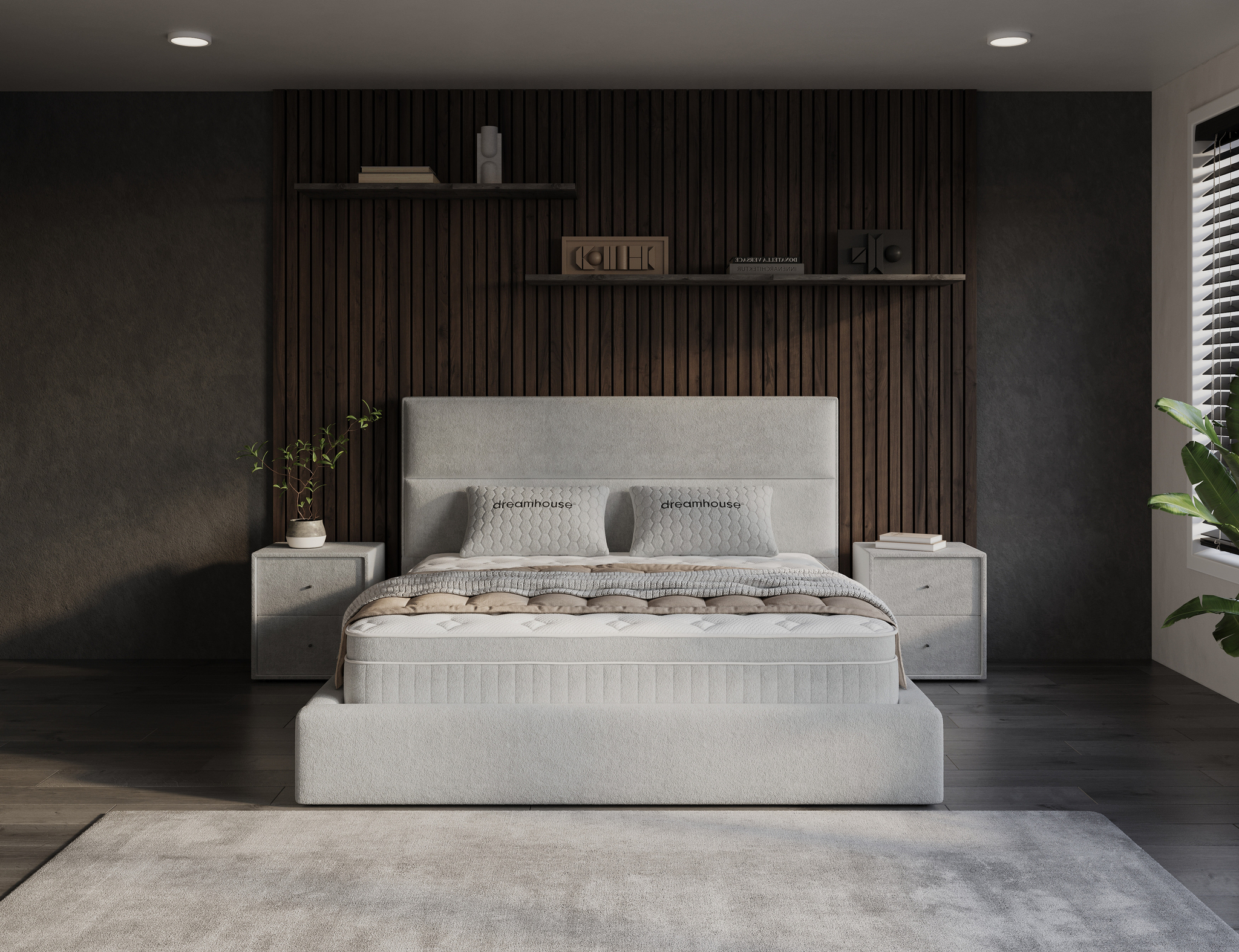 Boxspring Caaty Beige 140x200 - Afbeelding 4