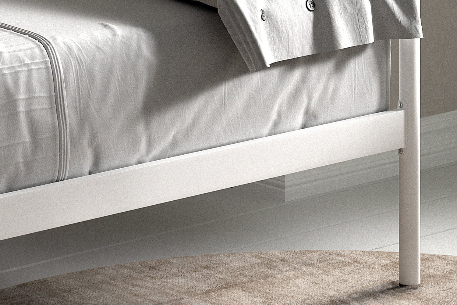 Bed Zimma Wit 90x200 - Afbeelding 4