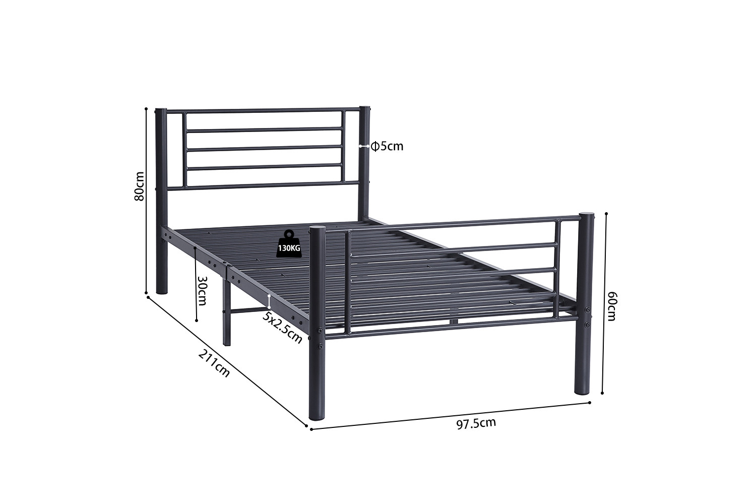 Bed Vosa 90x200 - Afbeelding 6