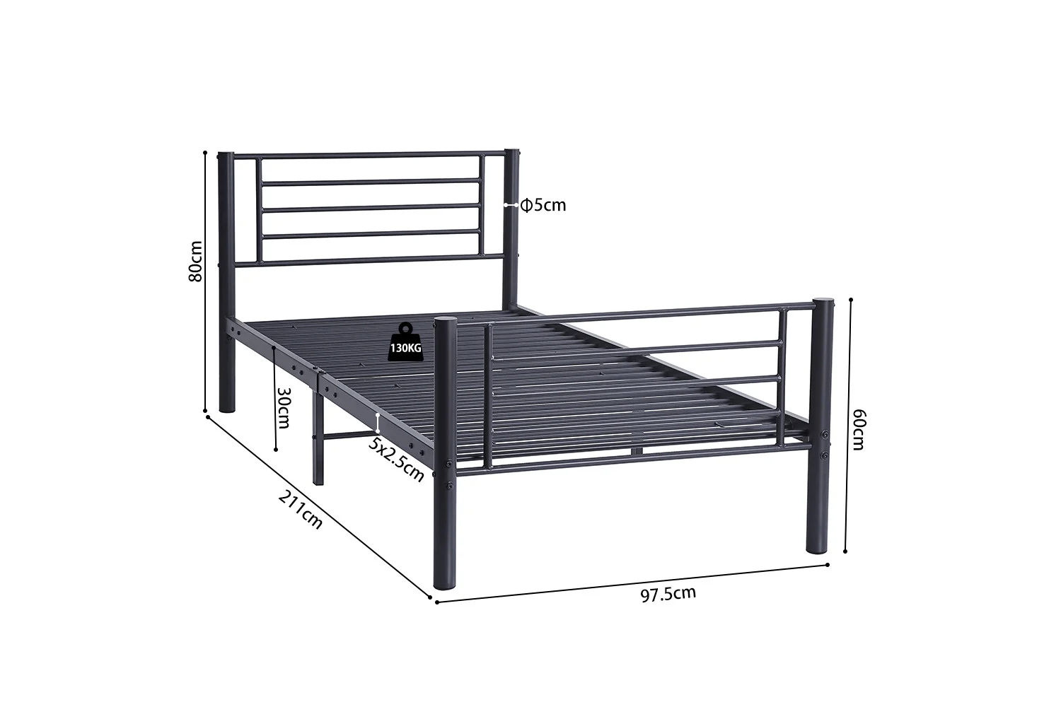 Bed Vosa 90x200 - Afbeelding 6