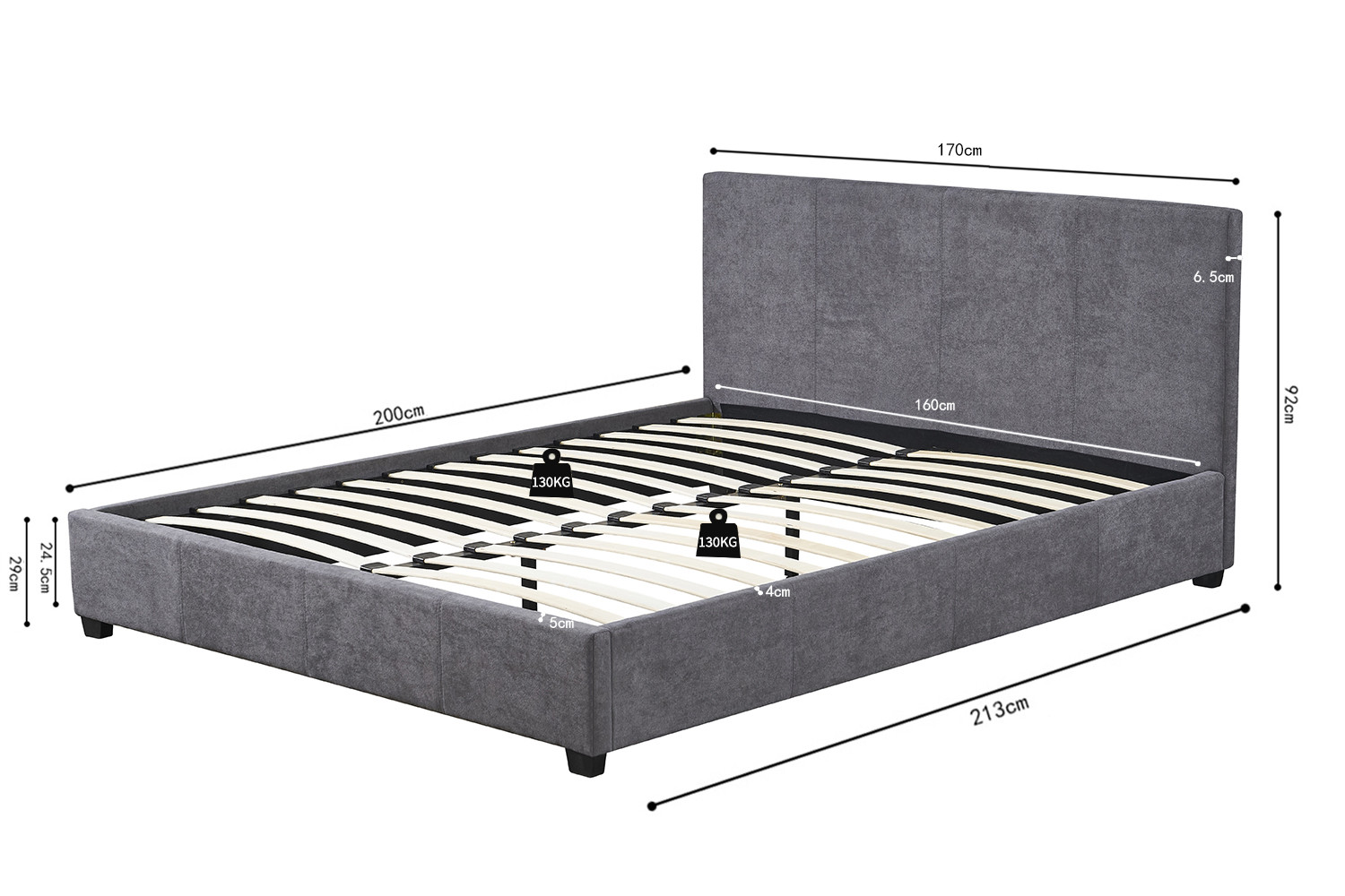 Bed Stieskano 160x200 - Afbeelding 7