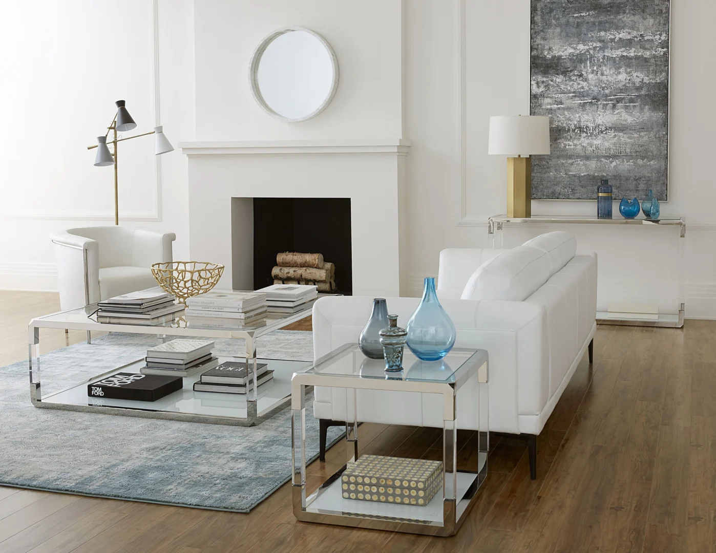 Sidetable Skaundoro Staal 140 cm - Afbeelding 5