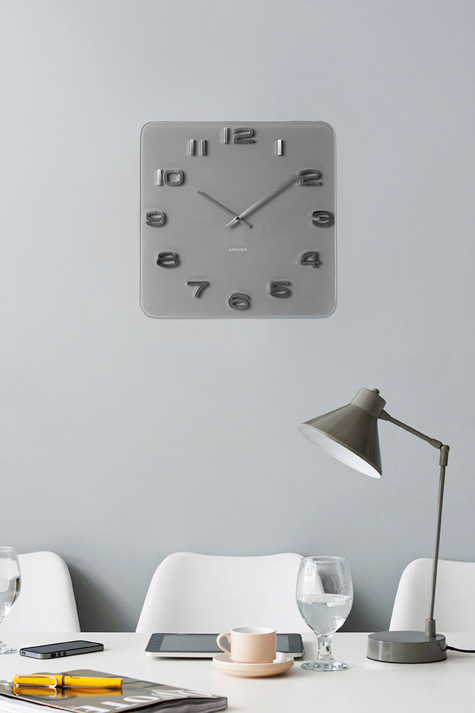 Wandklok Moossis Grijs - Afbeelding 2
