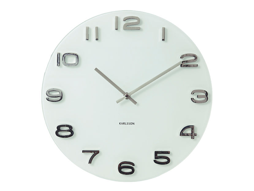 Wandklok Skaallil Wit