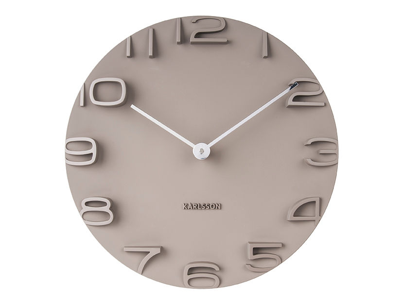 Wandklok Mamel Warm Grijs - Afbeelding 2