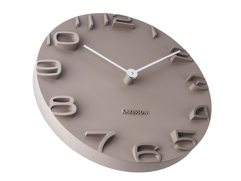 Wandklok Mamel Warm Grijs - Afbeelding 3