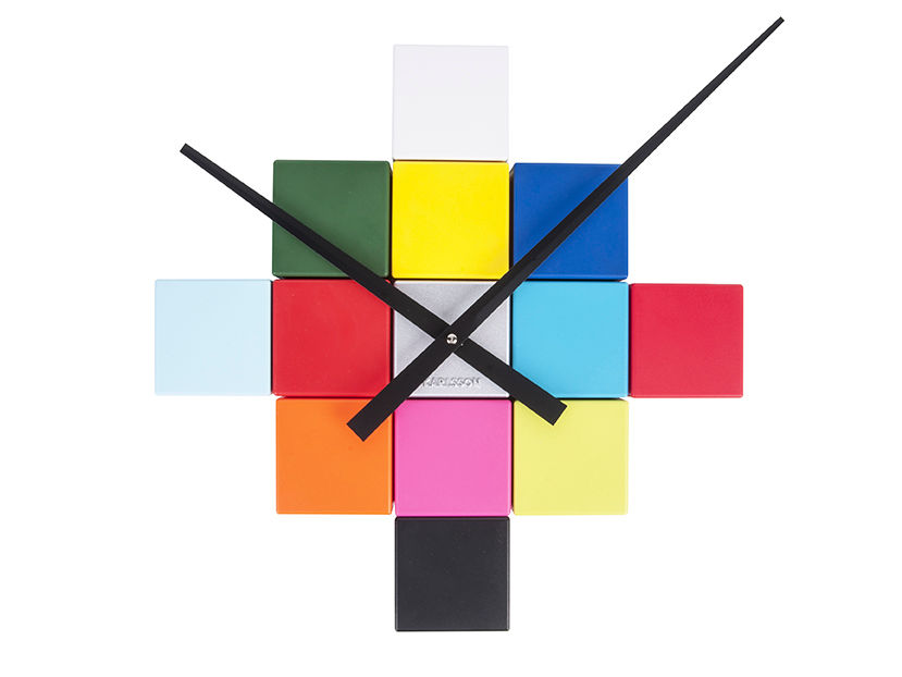 Wandklok Poster Meerkleurig - Afbeelding 2