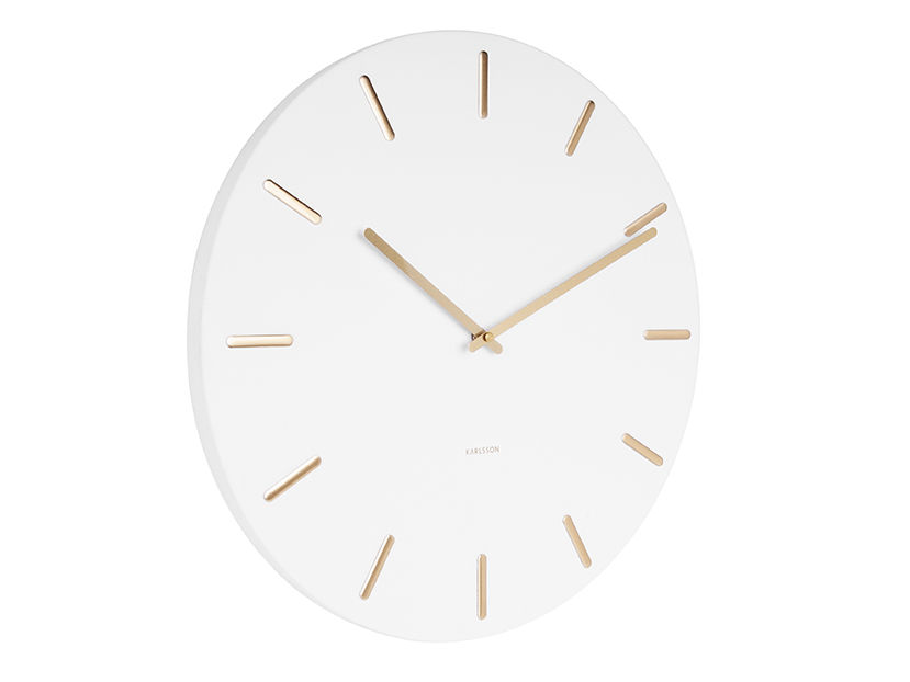 Wandklok Lessal Wit - Afbeelding 2