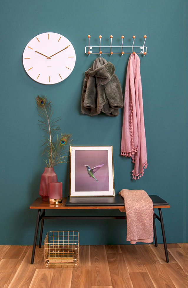 Wandklok Lessal Wit - Afbeelding 4