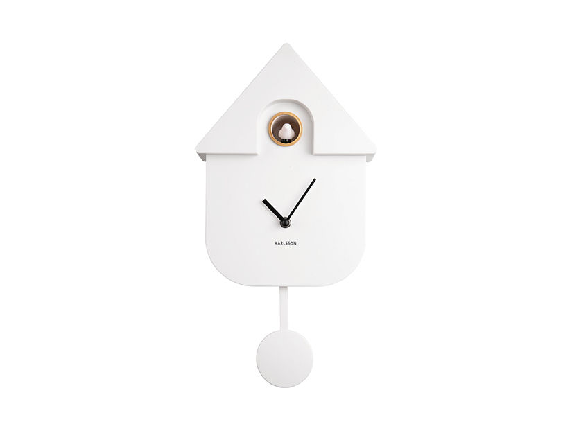 Wandklok Una Wit - Afbeelding 2