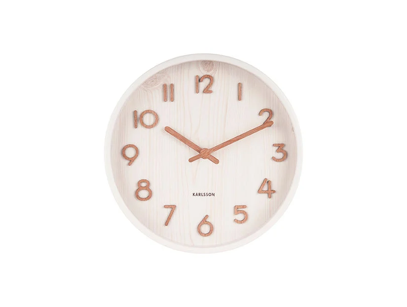 Wandklok Skorrano Wit - Afbeelding 2