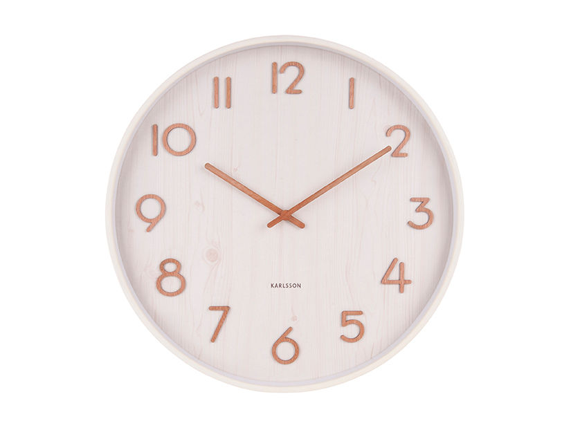 Wandklok Teetaro Wit - Afbeelding 2