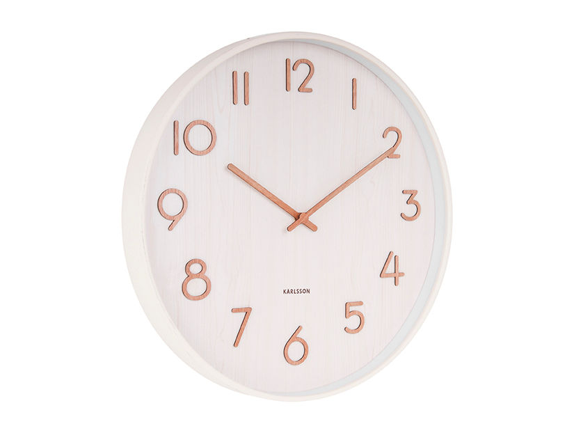 Wandklok Castun Wit