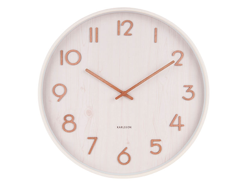 Wandklok Castun Wit - Afbeelding 2