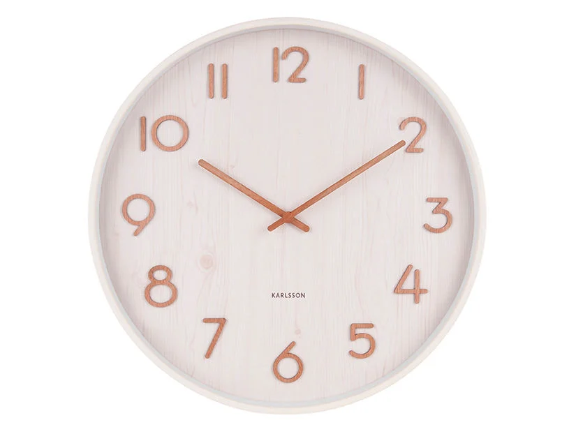 Wandklok Castun Wit - Afbeelding 2