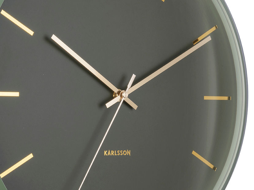 Wandklok Hauldas Groen - Afbeelding 3