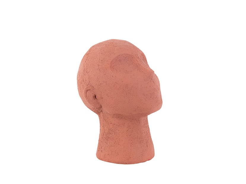 Beeld Fale Polyresin Terracotta H23 cm - Afbeelding 2