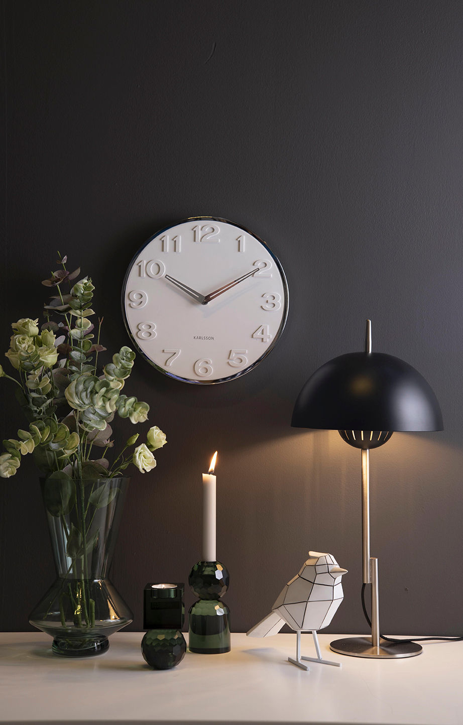 Beeld Gaussonte Polyresin Zwart H18 cm - Afbeelding 4