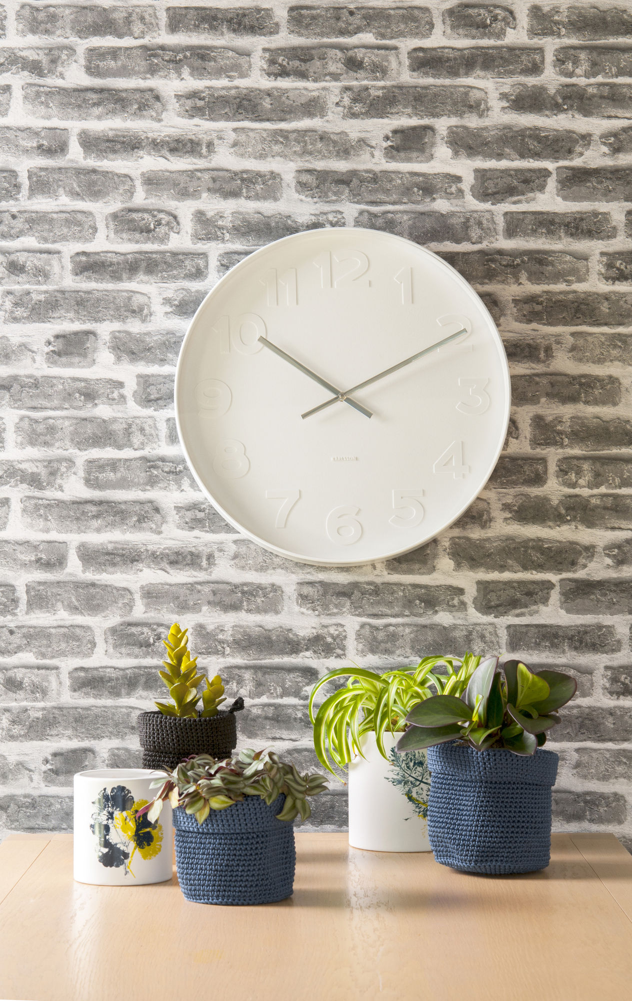 Wandklok Peinsar Wit - Afbeelding 3