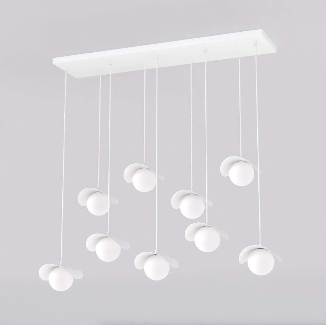 Hanglamp Rurnis Wit Ø10 cm