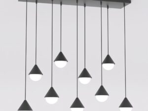 Hanglamp Hibang Zwart Ø10 cm