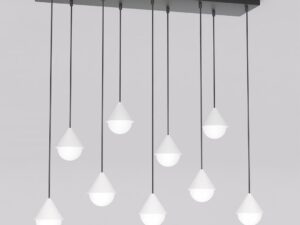 Hanglamp Daarros Zwart Ø10 cm