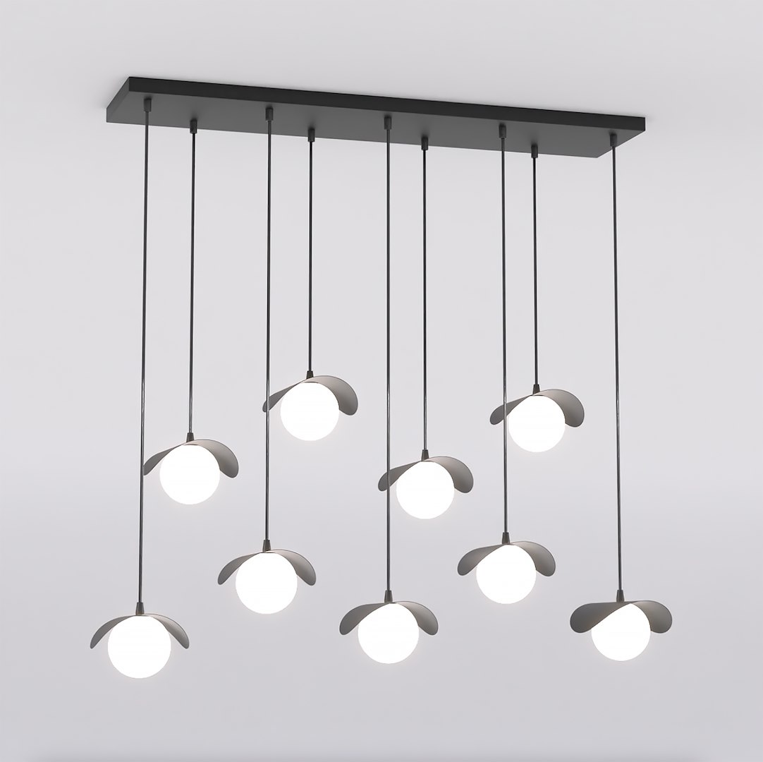 Hanglamp Traunas Zwart Ø10 cm - Afbeelding 2