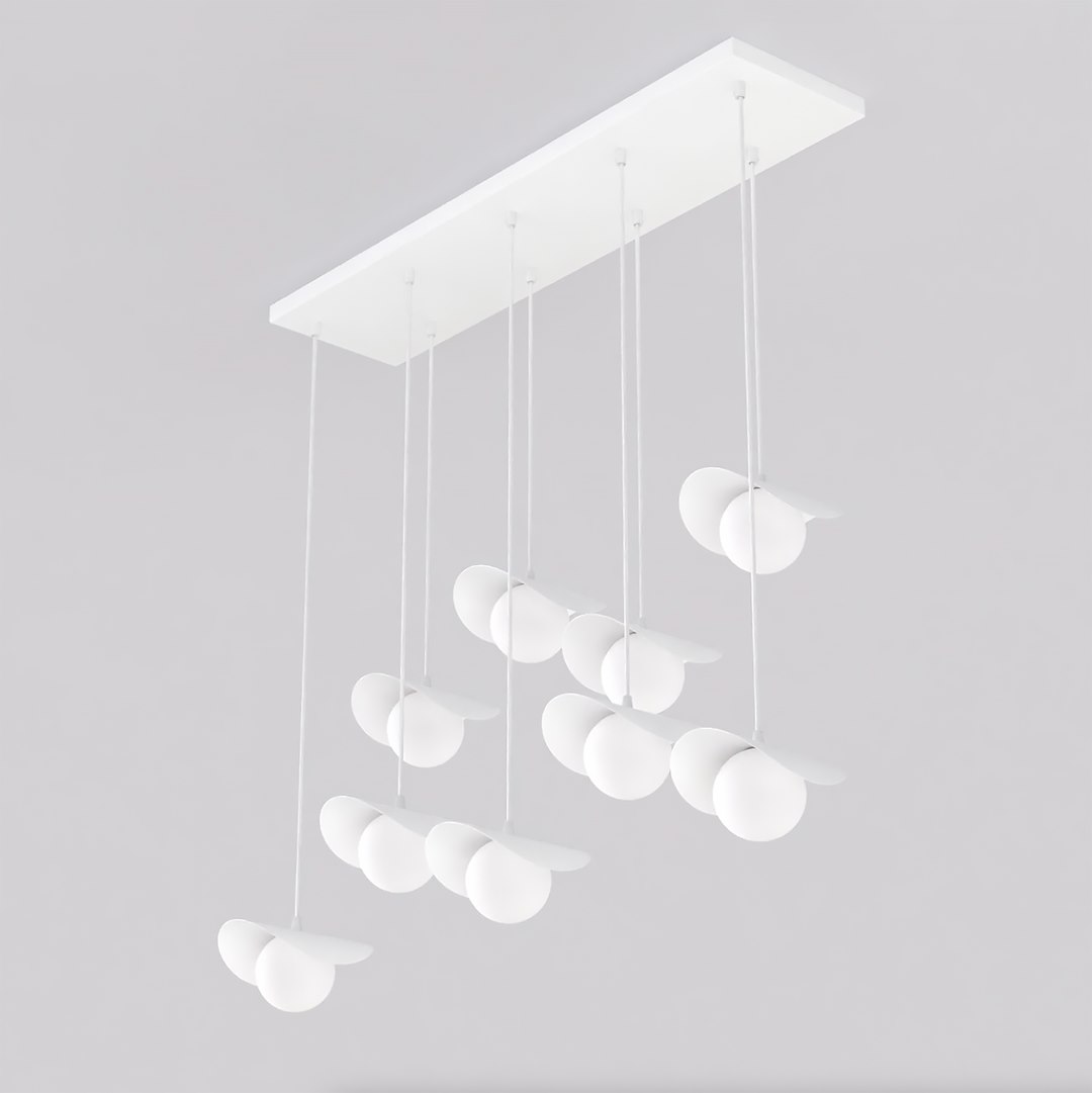 Hanglamp Rurnis Wit Ø10 cm - Afbeelding 2