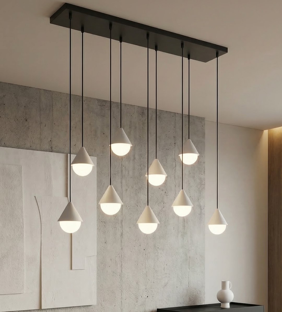 Hanglamp Daarros Zwart Ø10 cm - Afbeelding 2