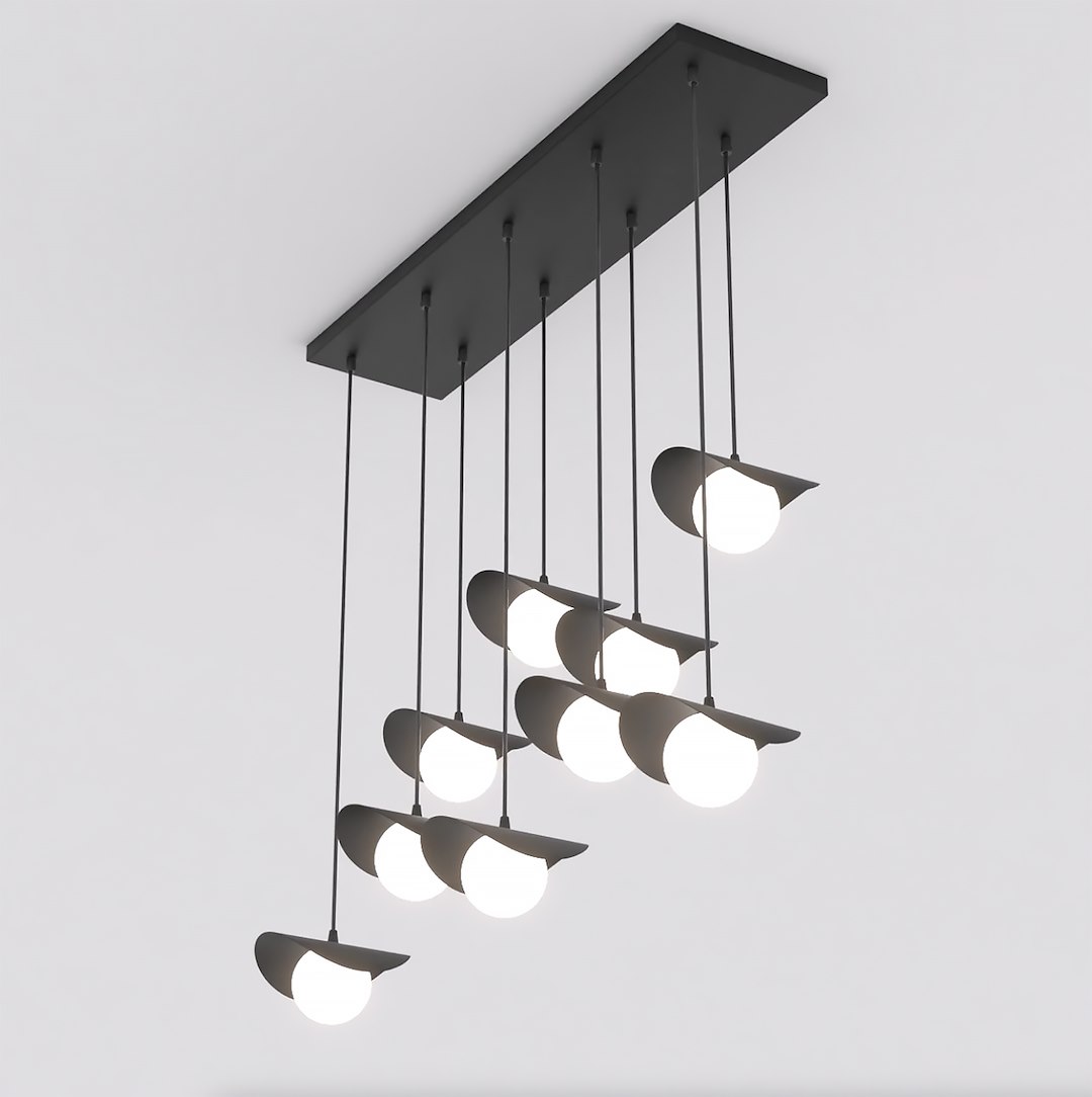 Hanglamp Traunas Zwart Ø10 cm - Afbeelding 3