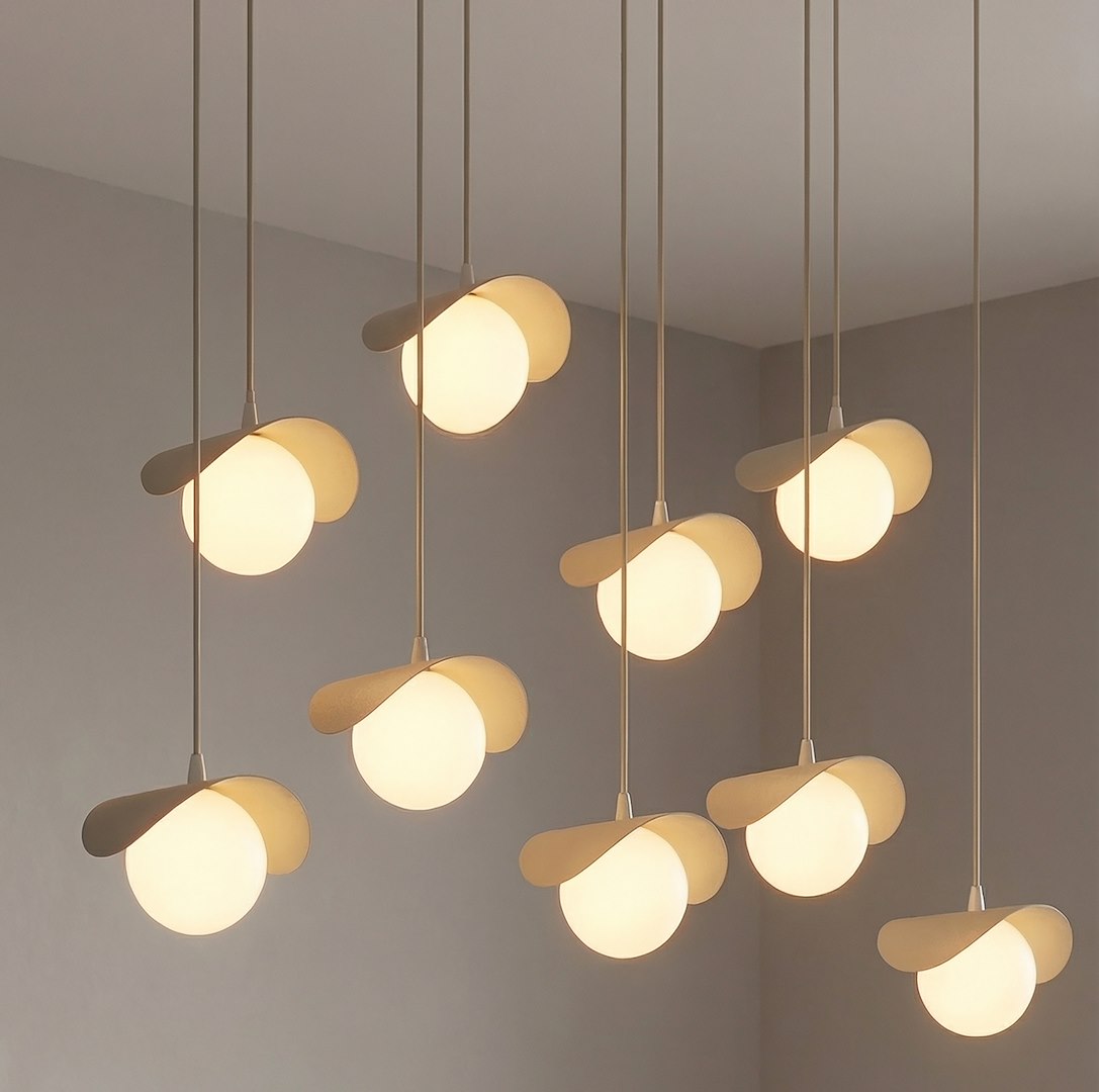 Hanglamp Prurdor Beige Ø10 cm - Afbeelding 3