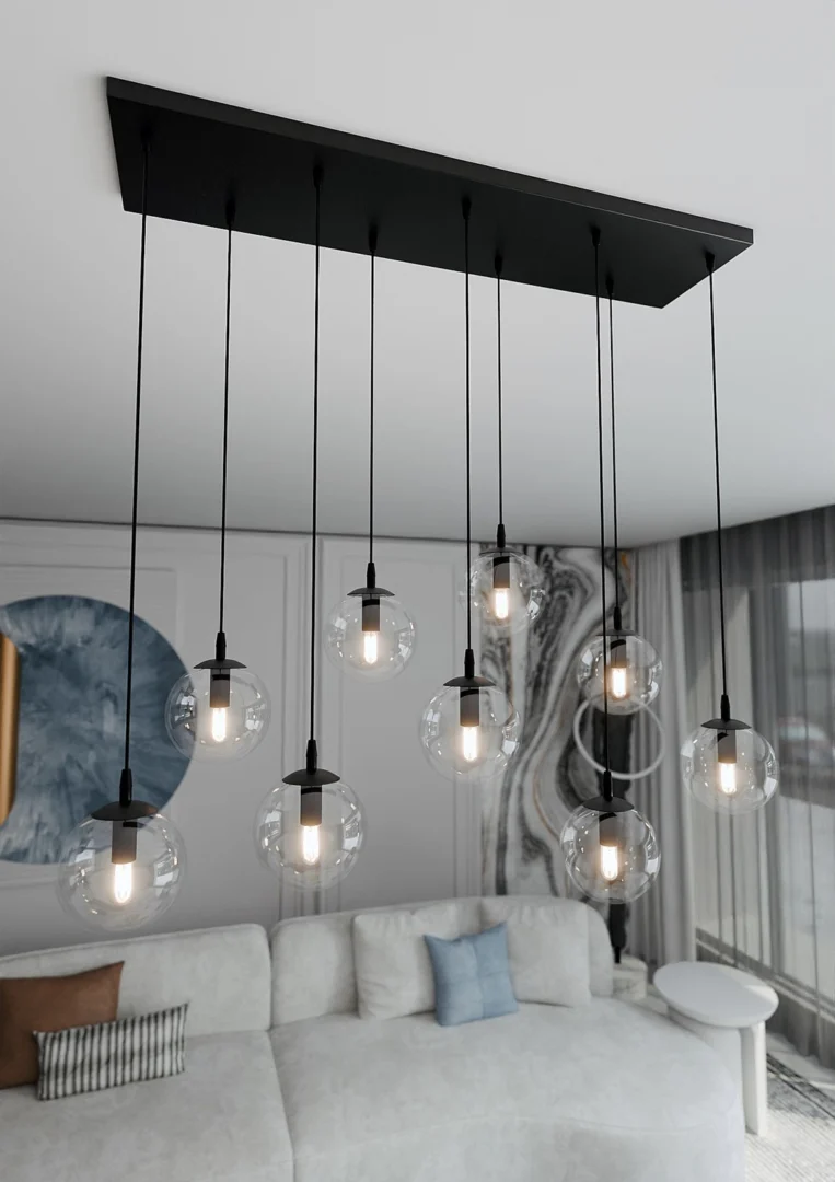 Hanglamp Flirmar Zwart Ø14 cm - Afbeelding 4